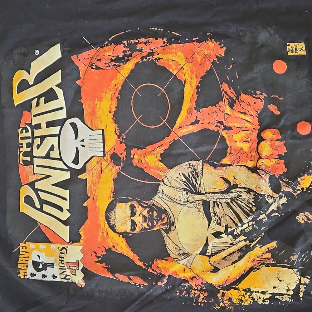 Vintage Marvel The Punisher T-Shirt - Picture 3 of 3